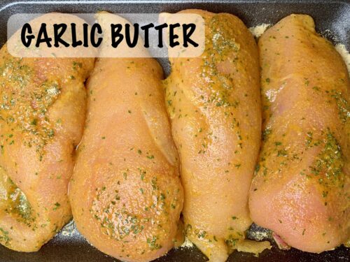 Garlic Butter Chicken Breast Fillets x 4